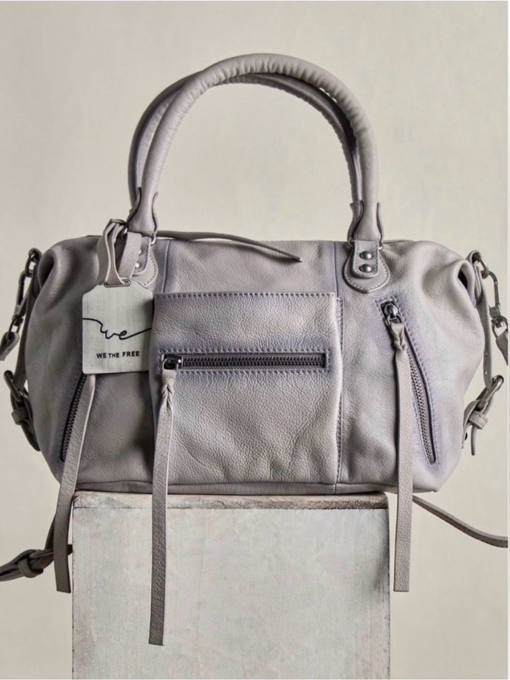 We The Free Baby Emerson Tote NWT in Dove Grey